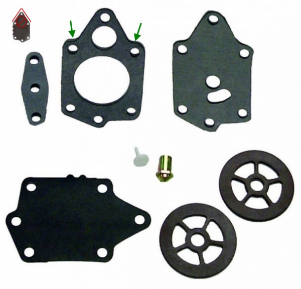 Sierra Marine 18-7820 - Fuel Pump Kit, 393103 - See Note on Detail Page