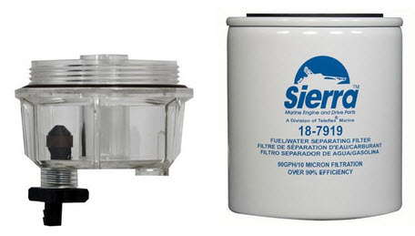 Sierra Marine 18-7928-1 - Fuel Water Separator Assembly