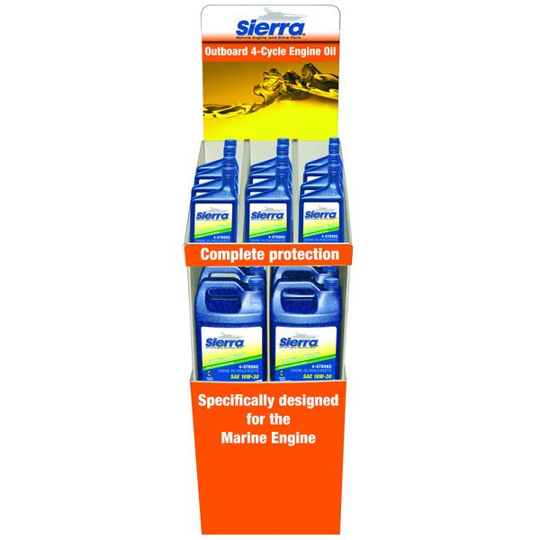 Sierra Marine SIE18-9498 - 10W30 Oil Display
W/ Oil