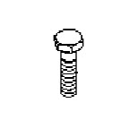 Mercury Quicksilver 10-805733 - Screw