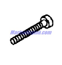 Mercury Quicksilver 10-809564  1 - Screw