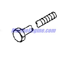 Mercury Quicksilver 10-844885 - SCREW (.250-20 x
QPD=NO