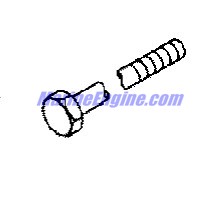 Mercury Quicksilver 10-844886 - Screw