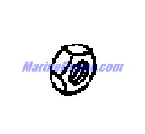 Mercury Quicksilver 11-21806 - Nut, (#10x24)