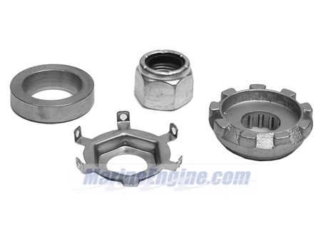 Mercury Quicksilver 11-827614A 3 - Prop Nut Kit