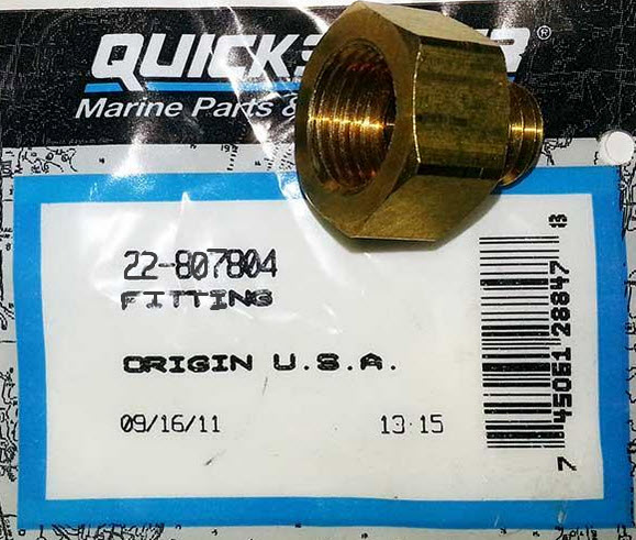 Mercury Quicksilver 22-807804 - Fitting