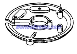 Mercury Quicksilver 300-819345A 2 - Plate Assembly -Stator