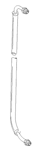 Mercury Quicksilver 32-846440 - Hydraulic Hose -15.5 In