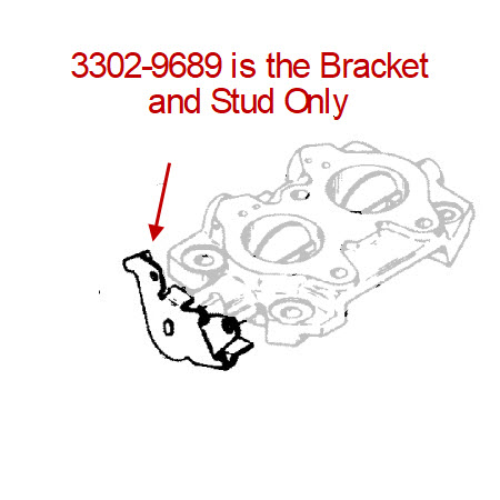 Mercury Quicksilver 3302-9689 - Throttle Bracket, NLA