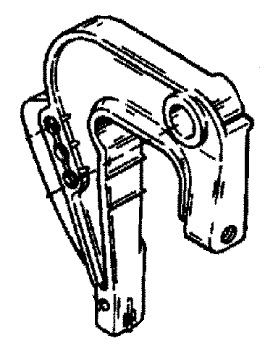 Mercury Quicksilver 3403-8892A 6 - Clamp Bracket - S- Black
