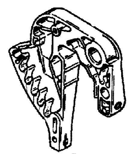 Mercury Quicksilver 3404-8894A 8 - Clamp Bracket - P- Black