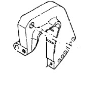 Mercury Quicksilver 3406-9623 1 - Clamp Bracket - P- Black