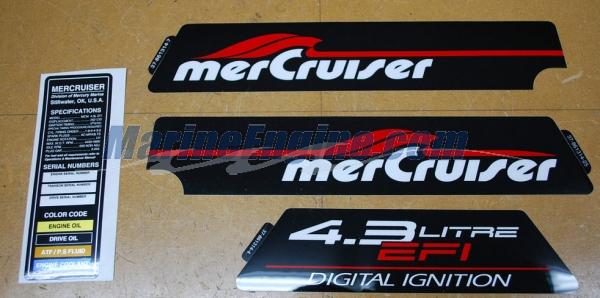 Mercury Quicksilver 37-861314A98 - Decal Set, NLA