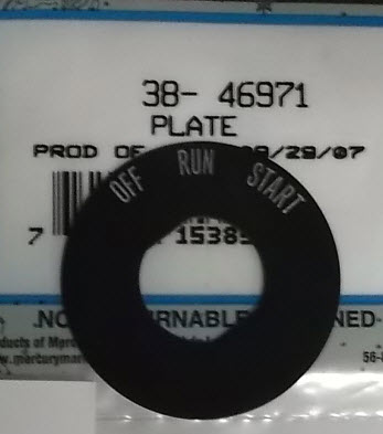 Mercury Quicksilver 38-46971 - Plate