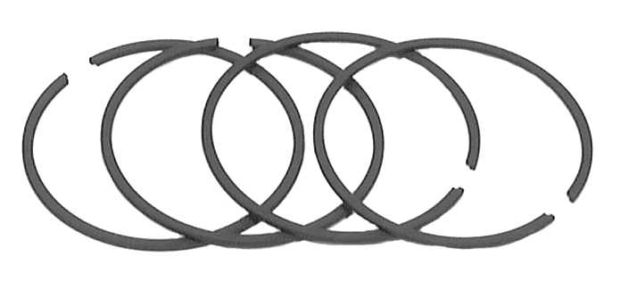 Mercury Quicksilver 39-18212A 4 - Ring Kit -4- Std