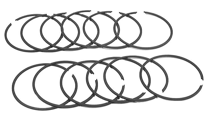 Mercury Quicksilver 39-18653A 2 - RING SET-.030,NLA