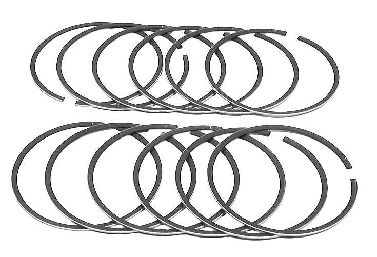 Mercury Quicksilver 39-815515A12 - Piston Rings 12 Pcs.