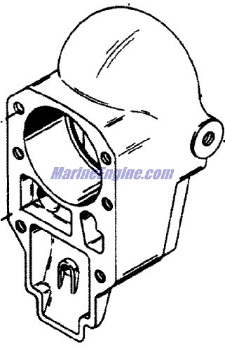 Mercury Quicksilver 41646A 7 - Bell Housing Assembly