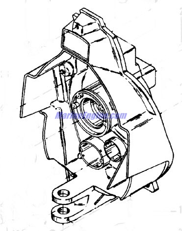 Mercury Quicksilver 42260A 6 - Housing Assembly