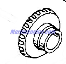 Mercury Quicksilver 43-833000A 2 - GEAR ASSEMBLY For
QPD=NO