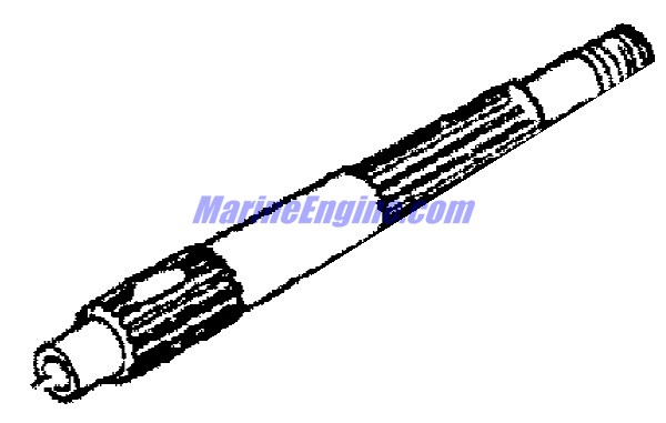 Mercury Quicksilver 44-19513 3 - Prop Shaft