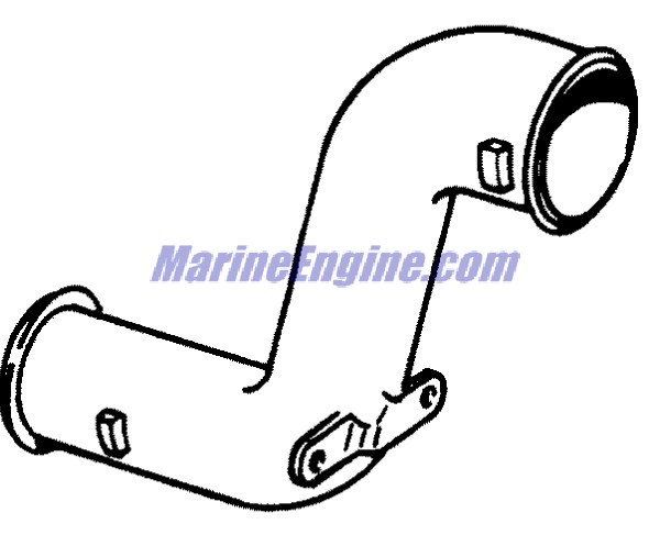 Mercury Quicksilver 44390T - Exhaust Elbow