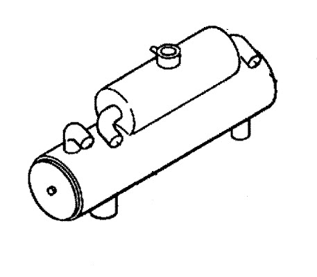 Mercury Quicksilver 44446A 2 - Tank Assembly