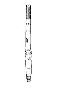 Mercury Quicksilver 45-803738T09 - Drive Shaft Long