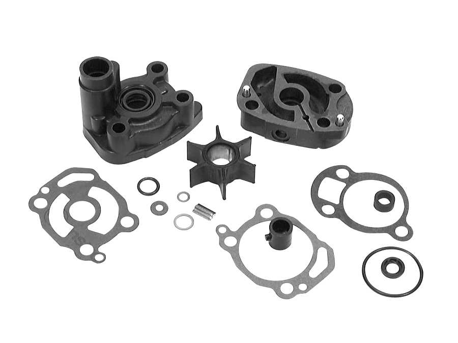 Mercury Quicksilver 46-48744A 3 - Water Pump Kit