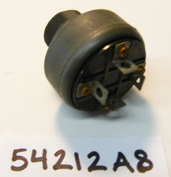 Mercury Quicksilver 54212A 8 - Ignition Switch Assembly
