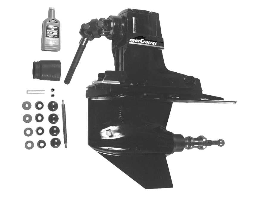 MerCruiser Bravo X Three Sterndrive Unit Chart (Gasoline) Bravo X (I