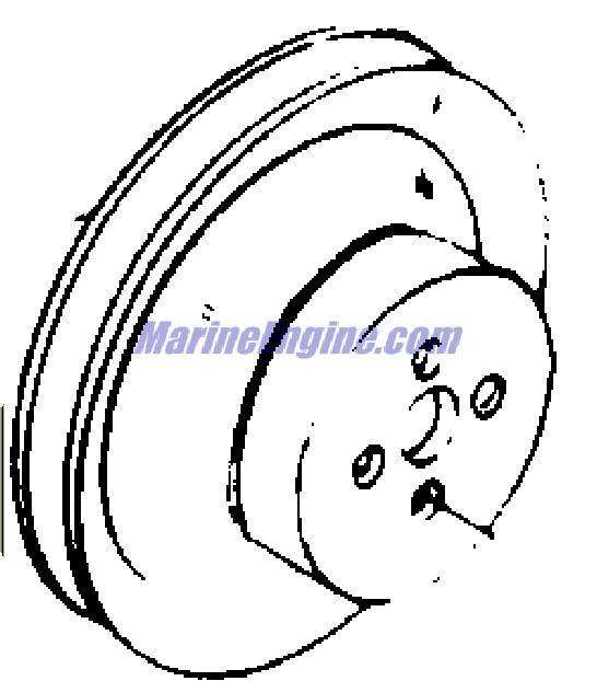 Mercury Quicksilver 59762T - Water pump Pulley, NLA