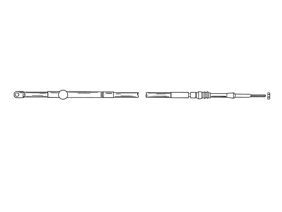 Mercury Quicksilver 64-809894 9 - Cable Assembly -9 Ft
