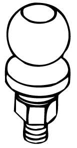 Mercury Quicksilver 67-829768 - HITCH BALL
QPD=NO - Replaced by 67-830708