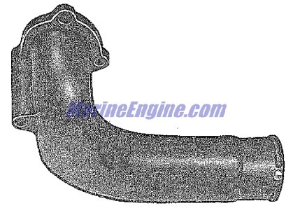 Mercury Quicksilver 72082A 2 - Exhaust Elbow Assembly
