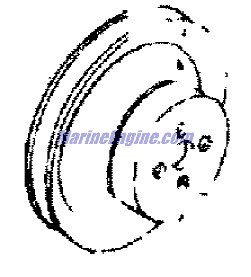 Mercury Quicksilver 73798 1 - PULLEY
QPD=NO NLA