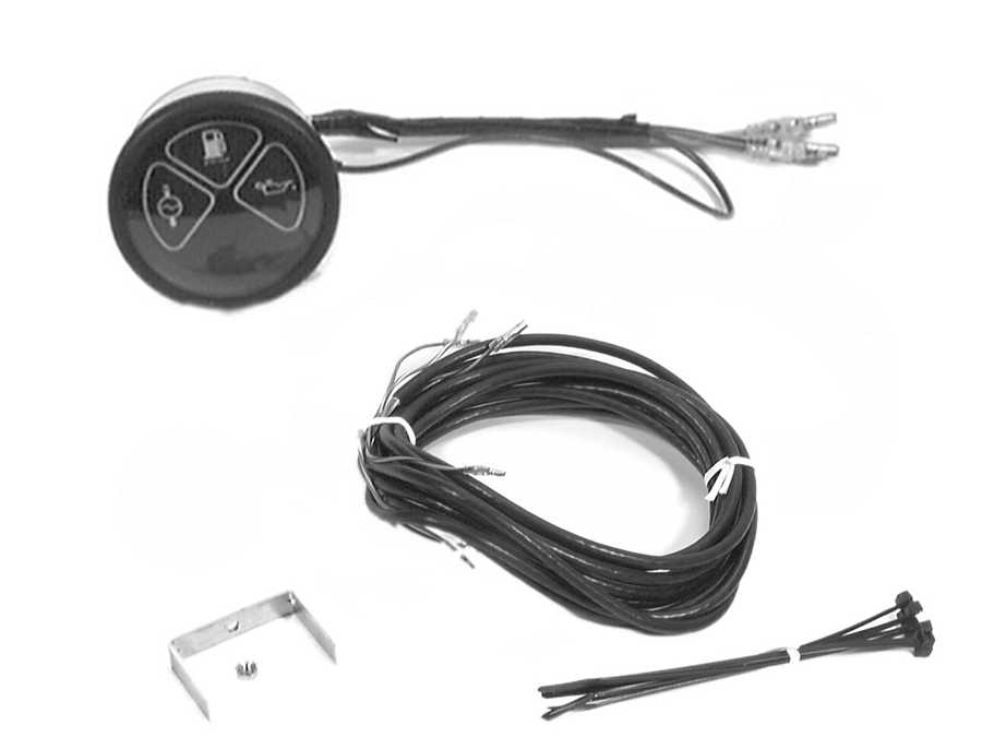 Mercury Quicksilver 79-859698A 1 - Gauge Kit - Warning
