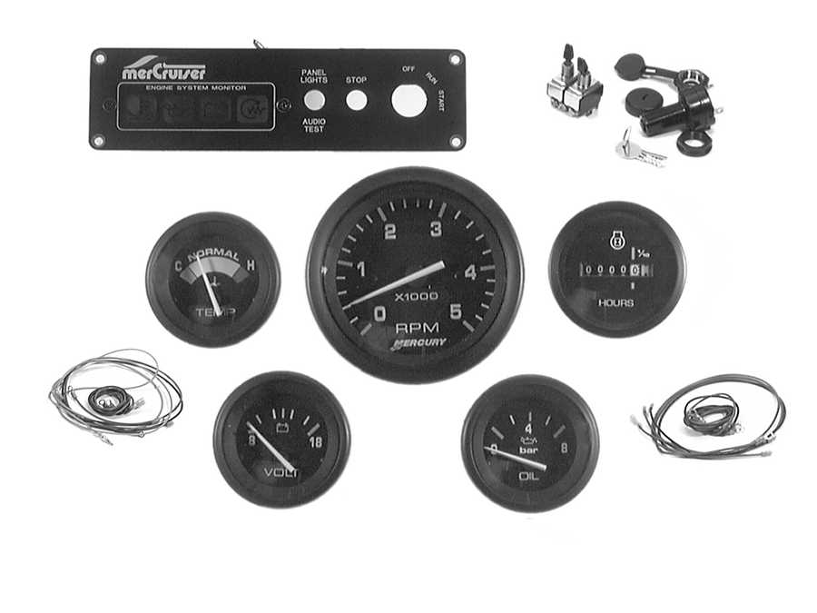 Mercury Quicksilver 79-859701A 1 - GAUGE KIT
QPD=NO - Replaced by
79-859701A21