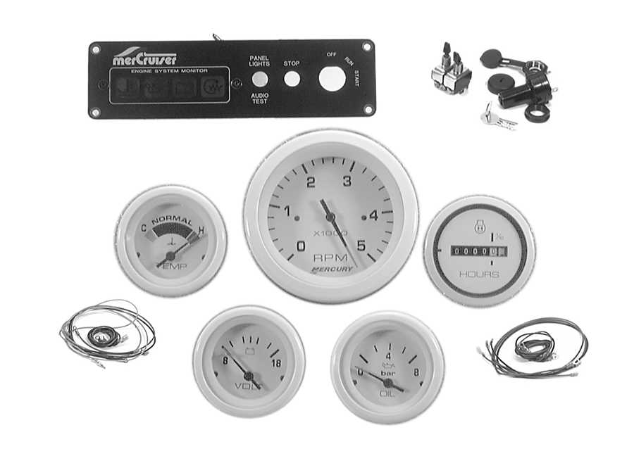 Mercury Quicksilver 79-859701A11 - GAUGE KIT
QPD=T - Replaced by 79-859701A31