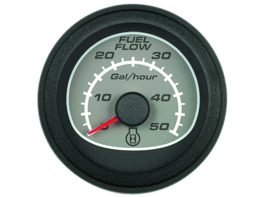 Mercury Quicksilver 79-879912K 1 - Fuel Flow Gauge -Grey