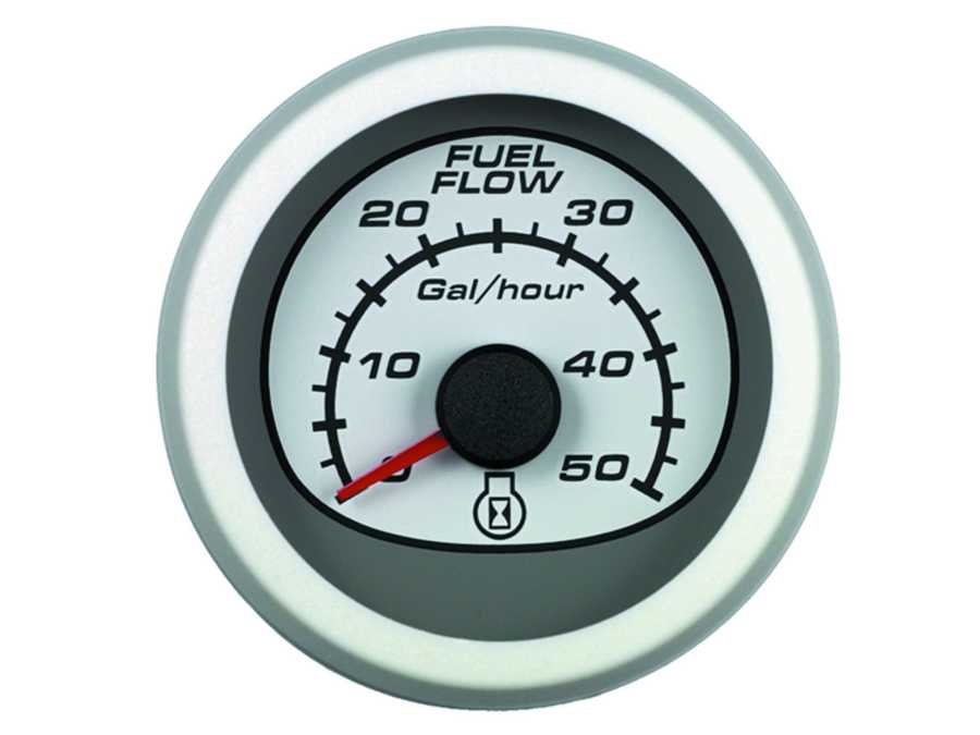 Mercury Quicksilver 79-879912K11 - Fuel Flow Gauge - White