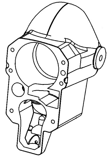 Mercury Quicksilver 806031A 2 - Bell Housing Assembly