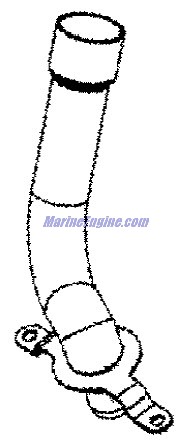 Mercury Quicksilver 806819A 3 - Oil Fill Tube Assembly