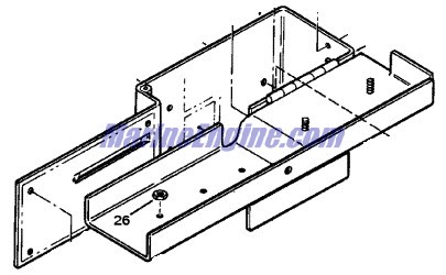Mercury Quicksilver 807323A 5 - Electric Mount Box