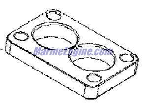 Mercury Quicksilver 807726A 2 - Carburetor Adaptor Kit
