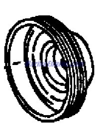Mercury Quicksilver 817112 - PULLEY
QPD=NO NLA