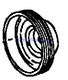 Mercury Quicksilver 817112 - PULLEY,NLA