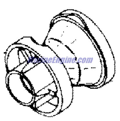 Mercury Quicksilver 818290T 8 - Bearing Carrier Assembly