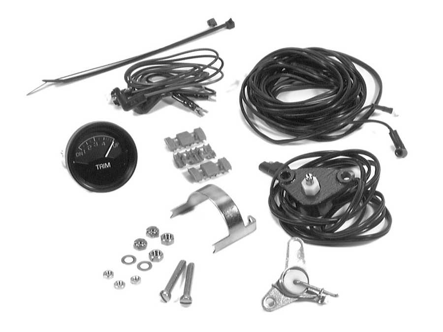 Mercury Quicksilver 820540A 3 - Trim Gauge -35/70, NLA