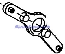 Mercury Quicksilver 822206A 3 - Arm Assembly - Throttle